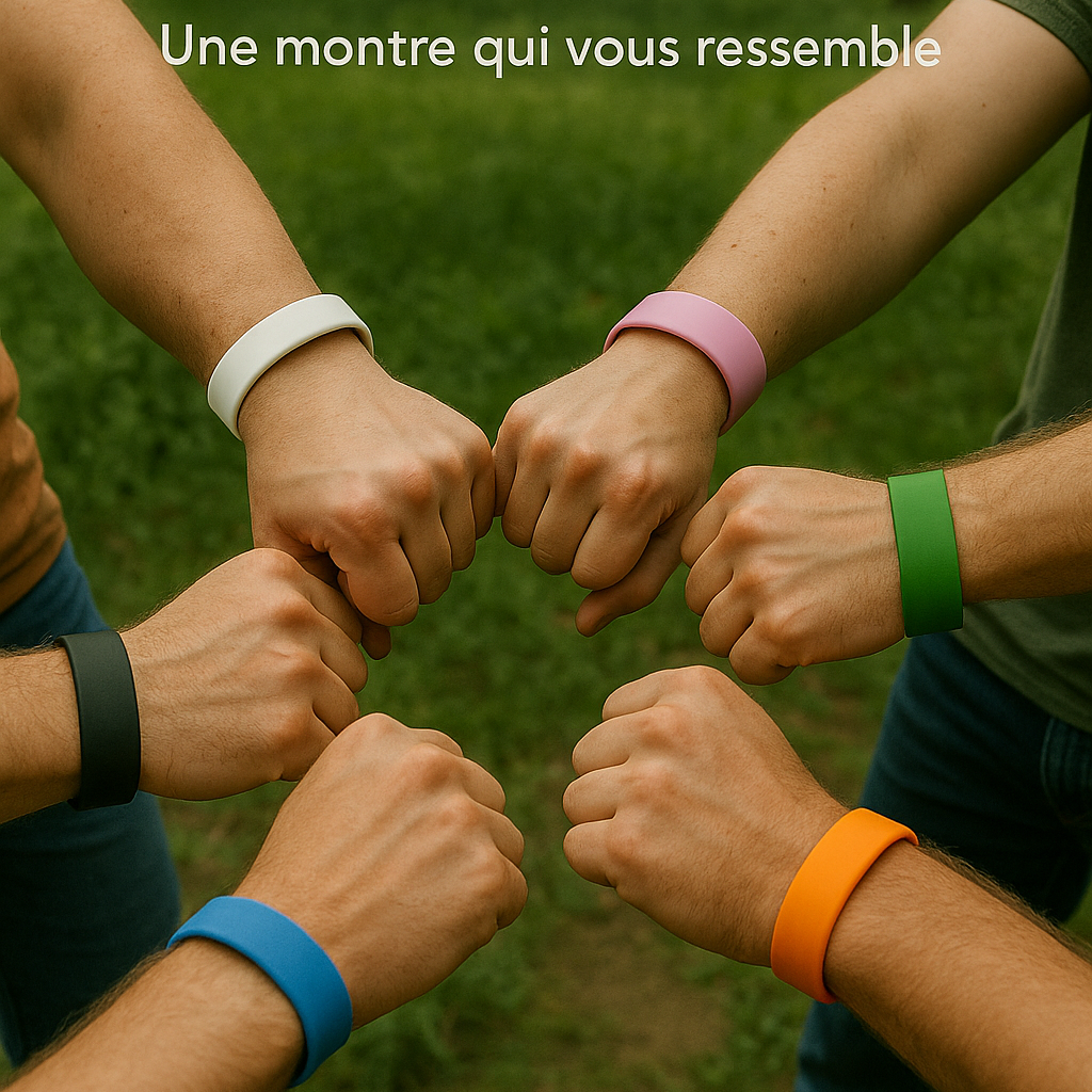 VibraFit – Montre avec réveil vibrant et suivi des pas
