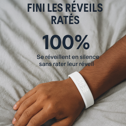 VibraFit – Montre avec réveil vibrant et suivi des pas